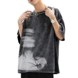 เสื้อยืดลายพิมพ์โลโก้สไตล์สตรีทแวร์ รุ่นพรีเมียม ดีไซน์ใหม่ล่าสุด ปี 2026 ลุคใหม่ ทรงเข้ารูป ผ้าฟอกสี - Product Image 6