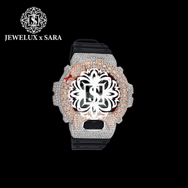 Premium Quality Mossinate Designer Black Rubber Strap Diamond Watch for Daily Wear Parties Travel and Gift Purposes