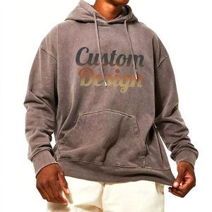 Sudadera con capucha de algodón para hombre, con estampado personalizado, estilo urbano, para chicos, de moda. - Product Image 1