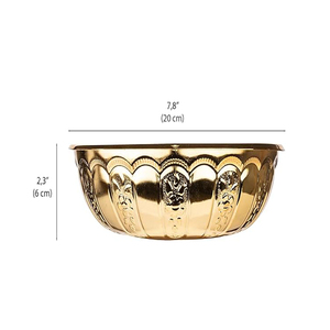 Cuenco de cobre auténtico turco para baño y pedicura, importado de la India. - Product Image 4