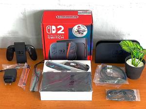 Console de jeu portable Nintendo Switch 2 256 Go, nouveau modèle, couleurs bleu néon/rouge néon, avec garantie - Product Image 4