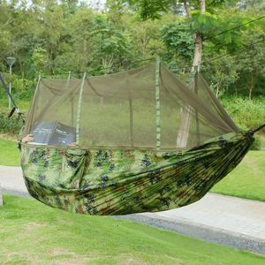 Amaca Doppia Portatile da Campeggio con Zanzariera, Tenda da Esterno per Giardino ed Escursionismo per Due Persone, 2 Cinghie Incluse - Product Image 6
