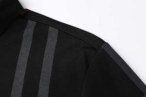 Chemise polo à manches longues rayée décontractée pour homme - Product Image 5