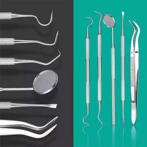 Ensemble de 5 grattoirs manuels en acier pour l'élimination de la plaque dentaire et du tartre chez les chats, les chiens et les animaux de compagnie par Dentavex - Product Image 4