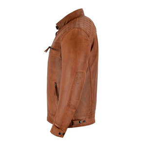 Veste en cuir pour homme de haute qualité, élégante, imperméable et douce, personnalisable OEM, pour la vente en ligne en hiver. - Product Image 2