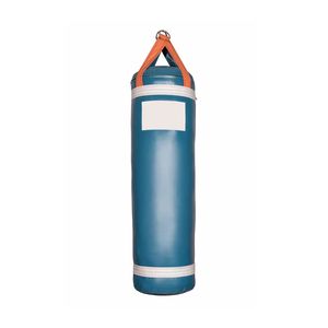 Sac de boxe personnalisé avec logo, en cuir noir résistant, pour la boxe thaïlandaise et le kickboxing, sac de frappe robuste - Product Image 2