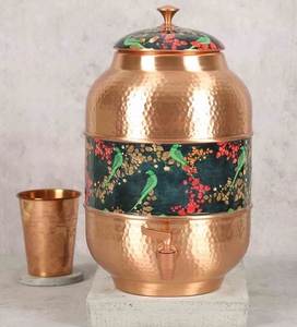 Dispensador de Bebidas de Cobre con Grifo y Recipiente para Almacenamiento de Agua, para Hogar, Hotel, Restaurante, Proveedor OEM, Artículos Decorativos - Product Image 5