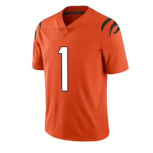 Custom Heat-Transfer Printed Breathable Quick Dry Anti-Bacterial American Football Jersey Short 160GSM OEM ODM Team Training - Product Image 2