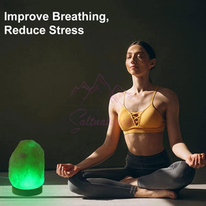 Lámpara de Sal USB de Estilo Elegante, Lámpara de Sal de Cristal de Roca USB, Lámpara de Sal USB de Piedra Natural para Oficina - Product Image 5