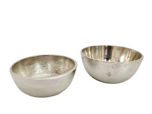 Bols de service ronds en métal martelé, bols à bonbons et à collations en aluminium, vaisselle dorée et argentée pour mariage, fête, maison - Product Image 2