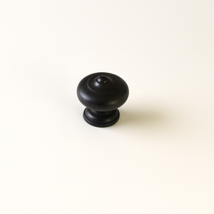 Durable Zinc Alloy Round Cabinetry Handles Vintage <b>Knob</b> Matte <b>Black</b> Pull for Kitchen Cabinets Bedroom Furniture Bathroom Decor - Product Image 4
