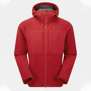 Veste de ski/dessus-chaussures pour homme personnalisée, haute qualité, imperméable 10 000 mm, à capuche, coque rigide, grande taille, chauffante, respirante, synthétique - Product Image 1