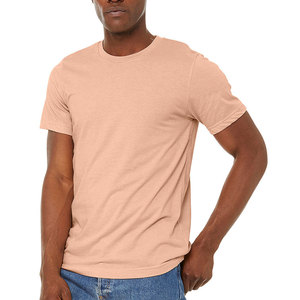 T-shirt pour homme 100% coton, col rond, décontracté, manches courtes, uni, t-shirt basique pour homme - Product Image 1