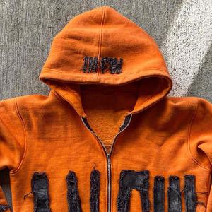 Venta al por mayor pulóver peso pesado 100% algodón Sudadera con capucha hombres logotipo bordado personalizado 300 GSM hombro caído sudaderas con capucha de tamaño regular - Product Image 3