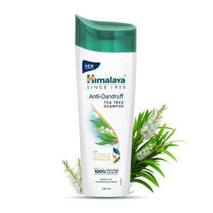 Shampooing naturel à l'arbre à thé enrichi en protéines d'aloe vera, conçu pour éliminer les pellicules, apaiser le cuir chevelu et revitaliser les cheveux, sans parabènes, 340 ml - Product Image 1