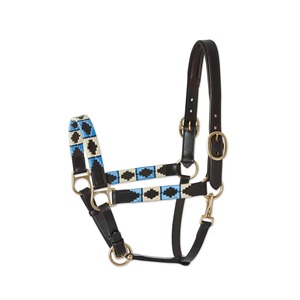 Halter de Polo de ajuste cómodo para caballos, cuero ajustable, acolchado suave duradero, equipo de equitación y entrenamiento ecuestre, Halter de Polo - Product Image 6