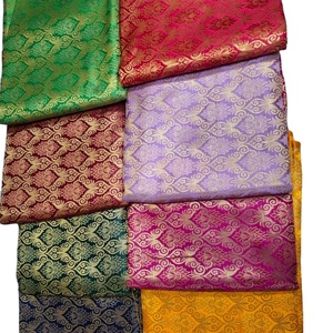 Tela de brocado Jacquard suave 2025 con diseño de montañas oscuras para prendas y vestidos de lujo para mujer patrón impreso - Product Image 1