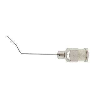 Spatulated Irrigating Cannula 26G Ophthalmic Irrigation Cannula Flat Spatula Tip Eye Surgery Instrument Stainless Steel - Product Image 3