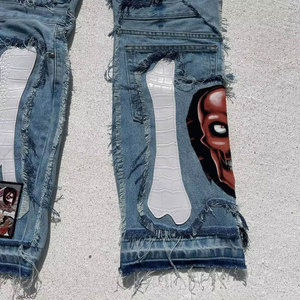 Pantalon en jean confortable au design moderne, idéal pour l'extérieur, personnalisable, décontracté, de qualité supérieure, léger et tendance pour homme - Product Image 6
