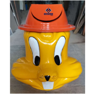 2026 Premium Quality Induction Type Round Shaped Fiberglass Dustbin Stocked Best Price Outdoor Waste <b>Bins</b> <b>Lid</b> Indian Exporter - Product Image 1