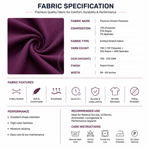 Healthcare Workwear Manufacturer Custom Medical <b>Scrub</b> <b>Set</b> Supplier Worldwide Exporter - Product Image 6