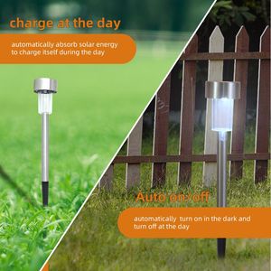 Luci Solari da Giardino a 24 LED per Esterni, Sentieri e Prati, Luce Bianca Calda 3000K, IP65, Sensore di Luce, Dimensioni Ridotte - Product Image 2