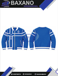 Chaqueta Universitaria para Mujer Zeta Phi Beta, Azul y Blanca, con Letras Griegas Bordadas, Cierre Frontal, Estilo Preppy, Cuello y Puños con Letras - Product Image 6