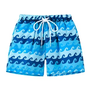 Shorts de sport décontractés pour hommes, 100 % coton, motif uni, sublimation, pour l'extérieur, vente directe usine - Product Image 1