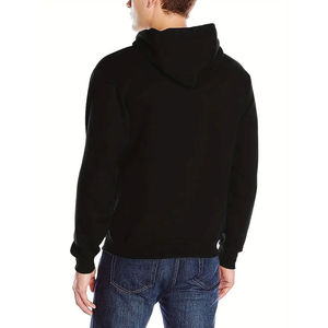 Sweat à capuche surdimensionné en molleton respirant pour homme, en coton sérigraphié écologique, style streetwear, personnalisable, pour l'automne - Product Image 3