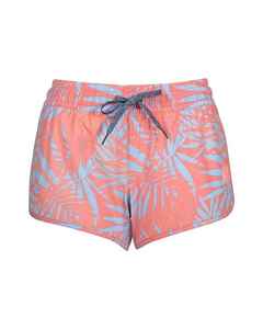 Shorts de sport mi-longs respirants pour femmes, idéaux pour le fitness et le yoga, écologiques, séchage rapide, avec motif et ceinture décorative, style jupe-short. - Product Image 4