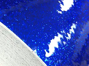 Pegatinas Adhesivas Holográficas Azul Rey al por Mayor, Material PET, Decoración, Envoltura de Regalos, Proyectos de Manualidades, Arte DIY, Fiestas, Venta al por Mayor - Product Image 3
