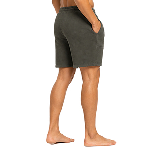 <b>Mens</b> Waffle Knit <b>Shorts</b> Premium Casual Summer Wear Elastic Waist Drawstring Lightweight Gym Workout Training Lounge <b>Shorts</b> <b>Mens</b> - Product Image 2