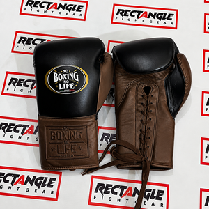 Guantes de MMA de Cuero Genuino Personalizados, Protección UV para Dedos Completos, Agarre Antideslizante, Transpirables, con Cierre de Cordones, para Entrenamiento y Sparring - Product Image 1