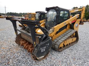 Minicargadora Original CAT 299D3 XE con Accesorio Triturador, Cargadora de Orugas de Alto Rendimiento para Trabajos de Desbroce, en Venta - Product Image 2