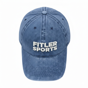 Casquette de baseball vintage en denim imperméable brodée en 3D, en coton délavé, structurée, style « Dad Hat », ajustable et professionnelle - Product Image 3