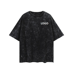Camiseta de Mujer con Lavado Ácido, Algodón Suave, Estilo Retro Urbano, Informal, Transpirable, Deportiva, de Manga Larga, para Mujer y Hombre - Product Image 1