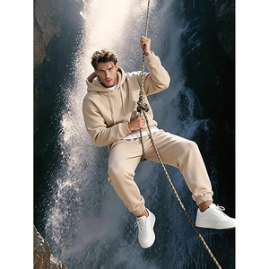 Conjunto Deportivo con Capucha para Hombre, Pantalones Jogger Casuales y Sudadera con Cierre, Ropa Deportiva para Gimnasio, Estilo Diario - Product Image 2