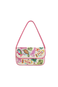 New Designer Handmade Beaded STAUO Embroidery Shoulder Bag <b>Cute</b> Stylish Fancy Trendy Luxury Top Fashionable Needlework - Product Image 2