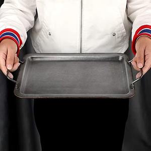 El acabado galvanizado contribuye a la durabilidad a largo plazo y mejora las experiencias culinarias con una presentación refinada. - Product Image 6