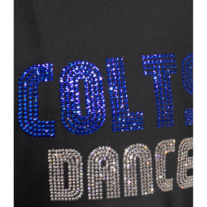 Glitter <b>Rhinestones</b> Front Logo Cheer Warm <b>Jackets</b> Sports Tracksuit Training Wear Women's Gymnastic Dance Team <b>Jacket</b> - Product Image 4