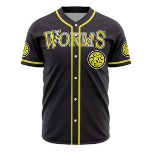 Professional Baseball Softball Jersey Breathable Sublimated Printed Mesh V-neck Custom Design Team Uniform - Product Image 4