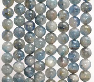 Cuentas Redondas de Cianita Genuina Azul Claro, Hilo Completo de Piedras Naturales para Joyería, Cuentas Sueltas a Granel para Manualidades DIY - Product Image 6