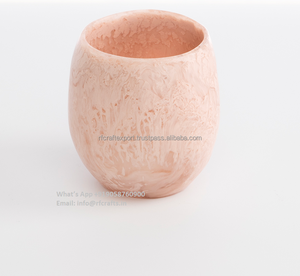 ถ้วยเรซินสีเขียวสุดหรูออกแบบมาสำหรับคนรักไวน์ด้วย rfcrafts - Product Image 4