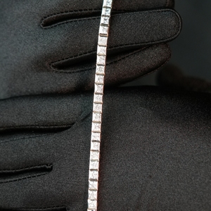 Pulsera de Cadena de Diamantes Cultivados en Laboratorio, Certificación IGI, VVS, CVD, HPHT, Diamantes Creados, Oro de 14K, para Hombre y Mujer - Product Image 3