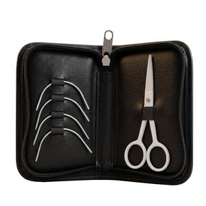 Kit d'aiguilles à boucle pour extensions de cheveux avec ciseaux et étui de rangement compact et protecteur, ciseaux et pochette de transport portable - Product Image 3