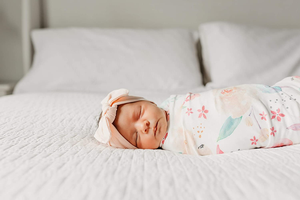 100% Organic bamboo receiving baby <b>muslin</b> <b>swaddle</b> <b>blankets</b> with private logo label and packaging - Product Image 2