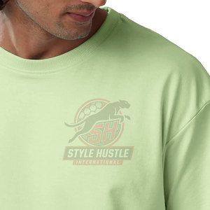 Camisetas Oversize Estampadas de Alta Calidad Hechas en Pakistán, Venta al Por Mayor a Precio Económico, Camisetas Oversize 100% Algodón para Hombre - Product Image 3