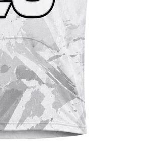 Maillot de football américain blanc et noir, personnalisé, haut de gamme, léger, respirant, vêtements de sport athlétiques - Product Image 6