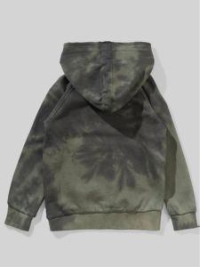 Sweat-shirts à capuche pour hommes en molleton de coton mélangé respirant, personnalisables, à manches longues, style tie-dye, pour l'hiver, marque privée - Product Image 6