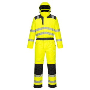 Combinaison de protection chimique de haute qualité, type combinaison de sécurité 800C, résistante au feu, anti-chaleur, respirante, manches en polyester, respirateur - Product Image 1